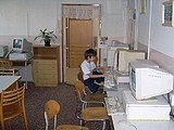 V počítačovém centru