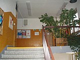 Pavilon U2 - schodiště do 2. patra